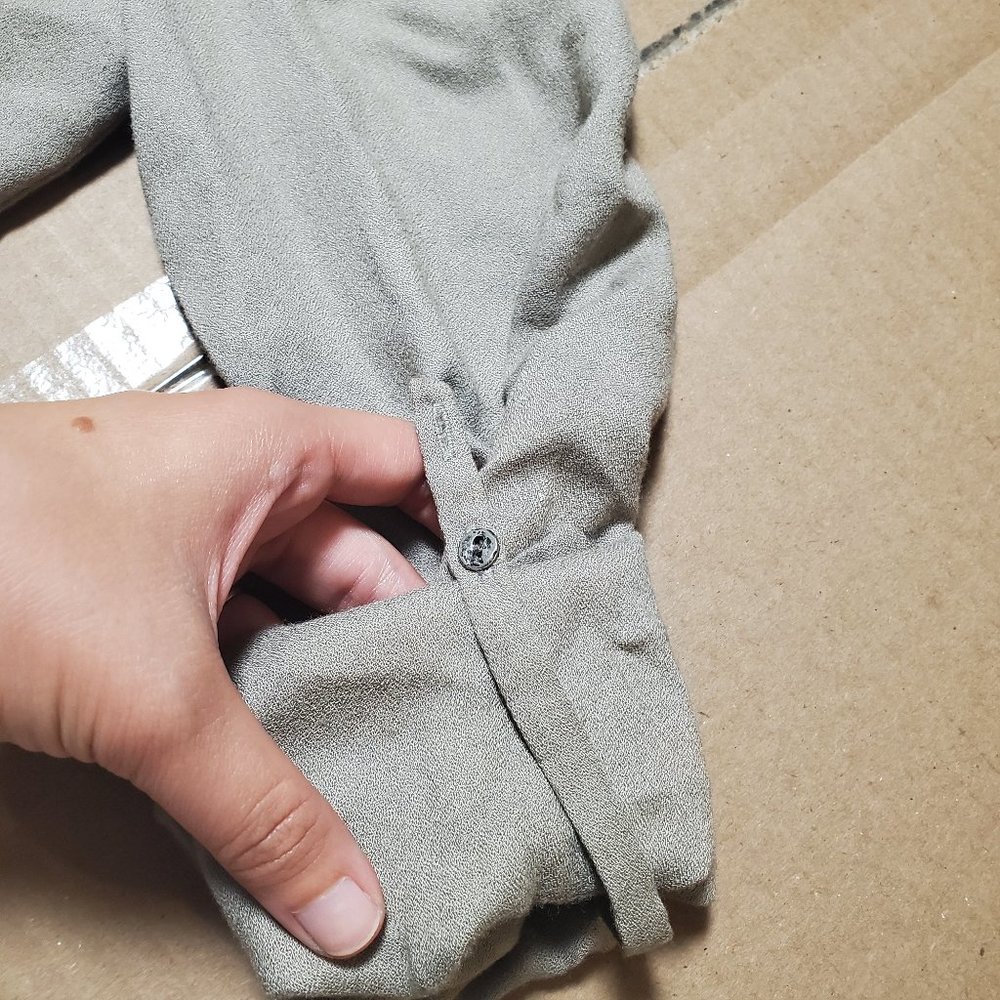 Helmut Lang - Wool Blend - Aysmmetrical Shirt Dress - Size 2 - Picture 7 of 12